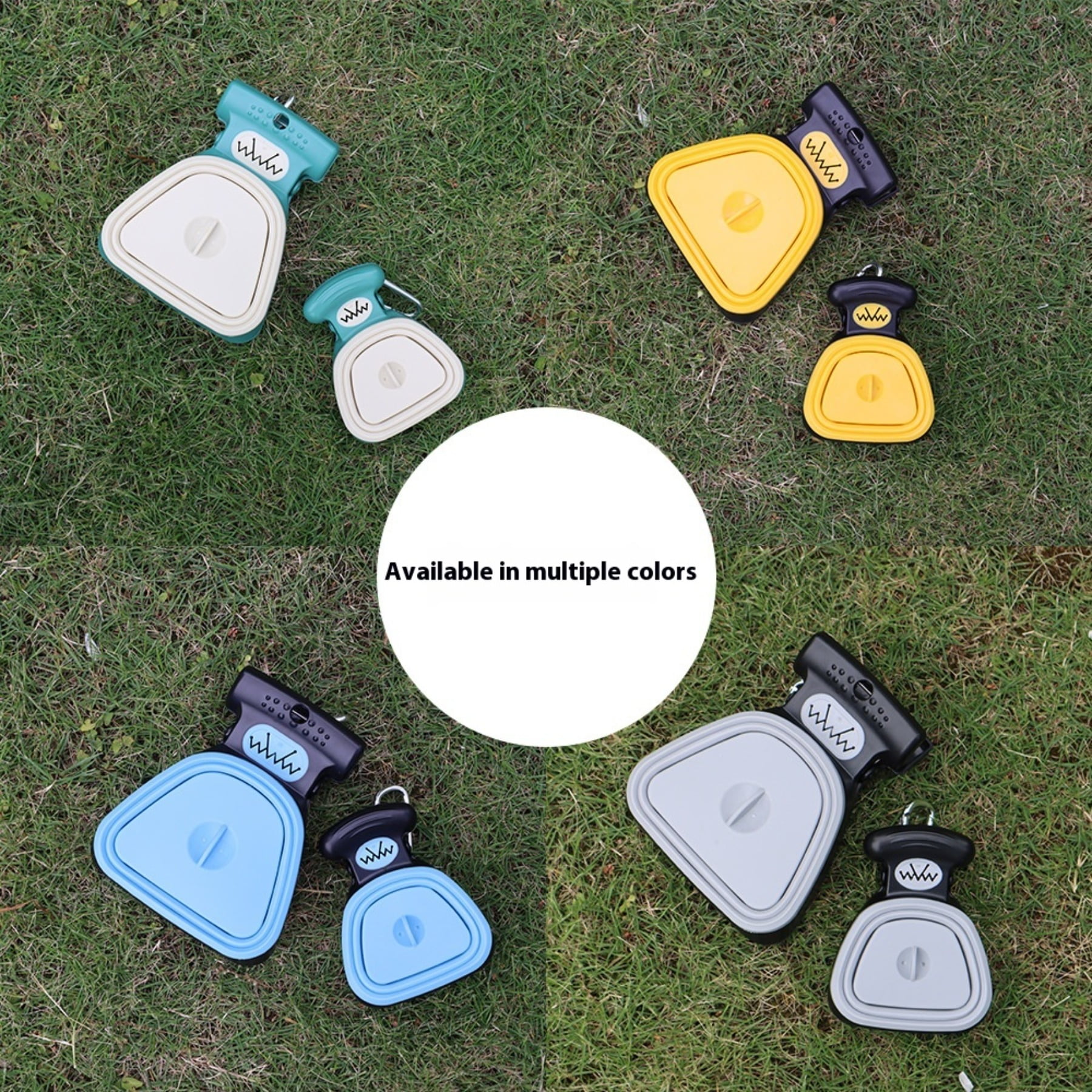 Dog Poop Bag Holder and Scooper 2 in 1 Portable Waste Disposal Tool for Outdoor Walking with Built-in Bags