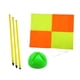 thumbnail image 1 of Bandera de esquina de fútbol para principiantes, suministros para partidos deportivos, esquina de campo de fútbol para adultos Poste de 15 m con base verde., 1 of 9