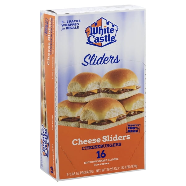 White Castle Sliders Cheeseburgers, 3.66 OZ