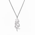 thumbnail image 1 of Slipknot Metal Rock Tide Pendant Necklace Men And Women Hip-hop Personality Couple Fashion Street All-match Jewelry Gift, 1 of 5