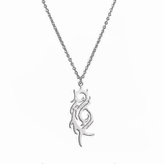 Slipknot Metal Rock Tide Pendant Necklace Men And Women Hip-hop Personality Couple Fashion Street All-match Jewelry Gift