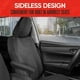 thumbnail image 5 of Fundas de asiento de coche Motor Trend AquaShield para asientos delanteros, color negro, 5 of 7