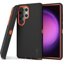 CoverON For Samsung Galaxy S24 Ultra Case, Military Grade Heavy Duty Full Body Rugged Phone Cover, Black