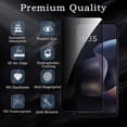 thumbnail image 2 of [2+2 Pack] Privacy Screen Protector for Motorola Moto G 5G 2026, Anti-Spy Shatterproof Tempered Glass with Camera Lens Tempered Glass 9H Hardness Bubble Free Anti-Glare Case Friendly, 2 of 7