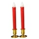 thumbnail image 1 of Velas LED De Boda Pilar Vela De Iglesia De Luz De Té Con Base De Soporte Con Rojo - Base Dorada, 1 of 6