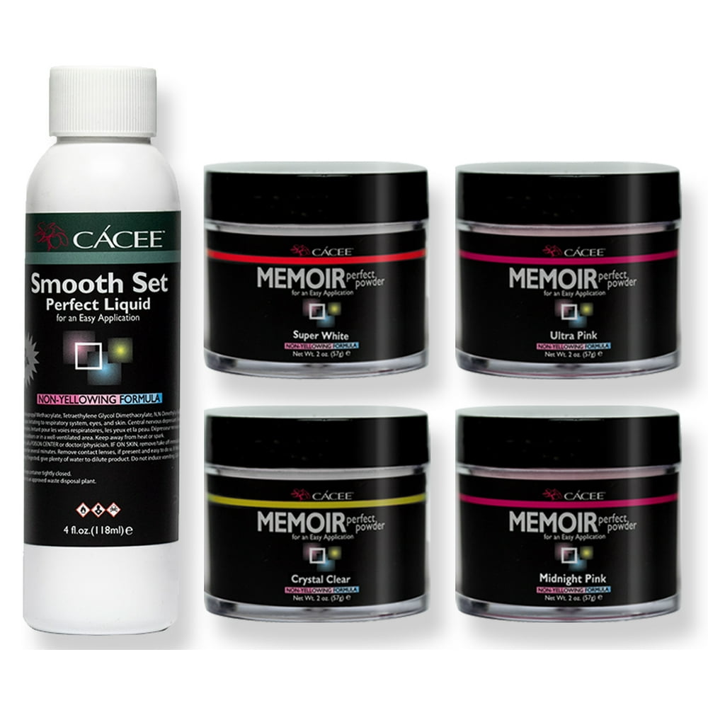 Smooth Set Acrylic Nail Kit, Includes Acrylic Liquid And Powder