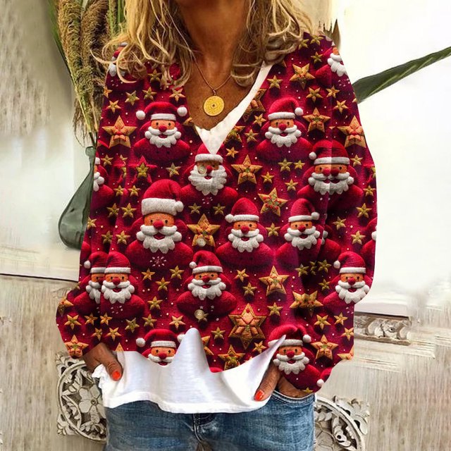 Chaqueta informal de manga larga sin capucha para mujer, cárdigan estampado a la moda, chaqueta informal de moda, camiseta de manga larga con cuello en V, chaqueta informal de manga larga con capucha,