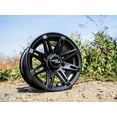 thumbnail image 3 of RockTrix RT103 4pc 12in ATV Wheels 4x110 Rims, 12x7, 5+2 Offset, For ATV UTV with IRS (Independent Rear Suspension), Compatible with Bombardier Honda Kawasaki Yamaha Suzuki 4/110 (Set of 4), 3 of 7