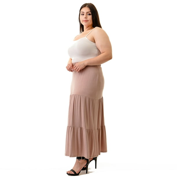 plus size tiered