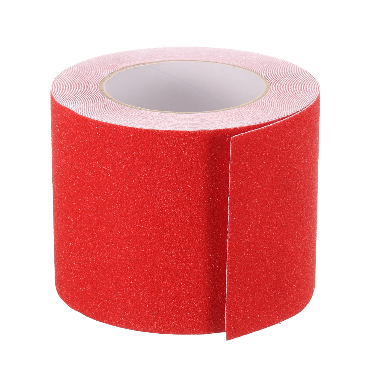Uxcell Anti Slip Traction Tape 4" x 33ft Waterproof Non-Slip Grip Tape Non Skid Stair Treads Tape for Indoor Outdoor Stair Steps, Red