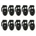 thumbnail image 2 of Sportteer Rope Buckle Elastic Rope Clip 10Pcs Plastic Spring Cord Locks for Paracords Replacement Lanyard Stopper Corded Toggle Clasps for Bungee Swim Goggles Elastic, 2 of 9