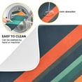 thumbnail image 2 of Yayeee Dish Drying Mat for Kitchen Counter 18"x24" Microfiber Absorbent Pad, Retro Stripes, 2 of 7