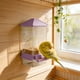thumbnail image 5 of Comedero automático para loros: comedero transparente montado en la pared para aves pequeñas en interiores o exteriores, 5 of 6