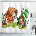 thumbnail image 1 of Ambesonne Hedgehog Shower Curtain, Granddaughter Animal, 69"Wx84"L, Multicolor, 1 of 3