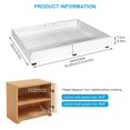 thumbnail image 2 of Organizador de Cocina, Organizador Extraíble para Cajones, Adjustable Drawer 32CM-52CM(12.6-20.5"),Cajones Deslizables para Cocina, Baño y Salones Blanco, 2 of 8