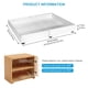 thumbnail image 2 of Organizador de Cocina, Organizador Extraíble para Cajones, Adjustable Drawer 32CM-52CM(12.6-20.5"),Cajones Deslizables para Cocina, Baño y Salones Blanco, 2 of 8