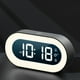 thumbnail image 3 of Reloj Despertador digital Soledad electrónico con Luz Carga USB ajustable dual 12/24 tiempo Negro, 3 of 9