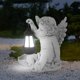 thumbnail image 1 of Luz decorativa de jardín, estatua de ángel de resina de simulación, luz decorativa, adorno de jardín, acabado de lujo, 1 of 8