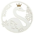 thumbnail image 3 of White Swan Personalized Wood Plaque, 3 of 3