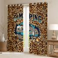 thumbnail image 2 of Erosebridal Leopard Print RV Car Black Out Curtains for Boys Girls,Teens Happy Camping Curtains Pack of 2 (42x63 Each),Microfiber Bedroom Decor, 2 of 6