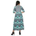 thumbnail image 4 of Moomaya Printed Kurta Summer Wear Ladies Kurti Front Slit Tunic Tops Women, 4 of 5