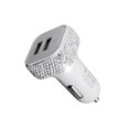 thumbnail image 3 of Speravity Enchufe del de coche de coche de diamante hecho a mano Accesorios de coche de coche USB de cristal ostentoso Vehículos, repuestos y accesorios Mis No. 4 Speravity VI008713-04, 3 of 5