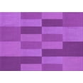 thumbnail image 1 of Ahgly Company Indoor Rectangle Patterned Bright Neon Pink Purple Area Rugs, 7' x 10', 1 of 6