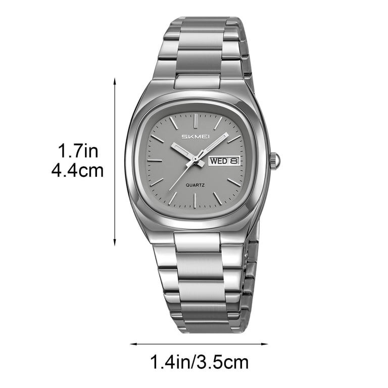 Stainless Steel Analog Watch with Date Display – Women\'s Water Resistant Women main image 4