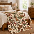 thumbnail image 6 of Festive Boxer Dogs Among Gifts And Greenery, Soft Flannel Blanket with Traditional Christmas Illustration Print, Housewarming Gift and Home Decor for Bedroom and Living Room, 6 of 7