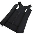 thumbnail image 5 of Mens Tank Top Qiggri Men's Casual Sports Solid Color Multi-Button Zipper Toning Girdling Round-Neck Tank Top, 5 of 9
