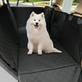 thumbnail image 3 of Bingopaw Versatile Dog Pet Car Seat Cover for Back Seat Extender with Pockets Hard Bottom, Waterproof, Scratch-Proof Pet Hammock for Cars SUV, 3 of 12