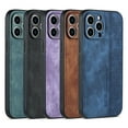 thumbnail image 5 of Case for iPhone 11 Pro Max, PU Leather Soft Silicone Hybrid Shockproof Cover, Non-Slip Stripes Heat Dissipation Wireless Charging Slim Lightweight Case for iPhone 11 Pro Max,Purple, 5 of 5