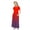 Red, variant on JoyHoop Girls Dress Short Sleeve Floor Length A Line Swing Maxi Dress with Pockets 5-14 Years