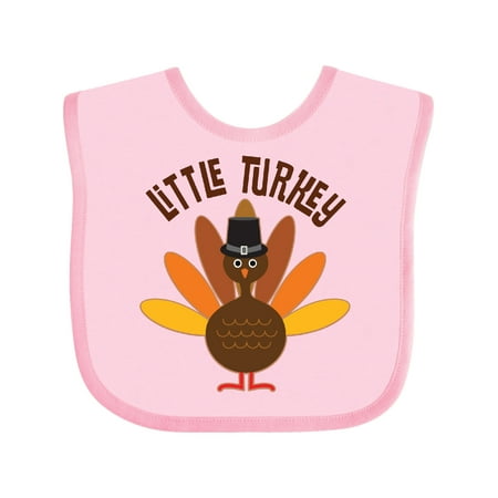 

Inktastic Little Turkey Thanksgiving Gift Baby Boy or Baby Girl Bib