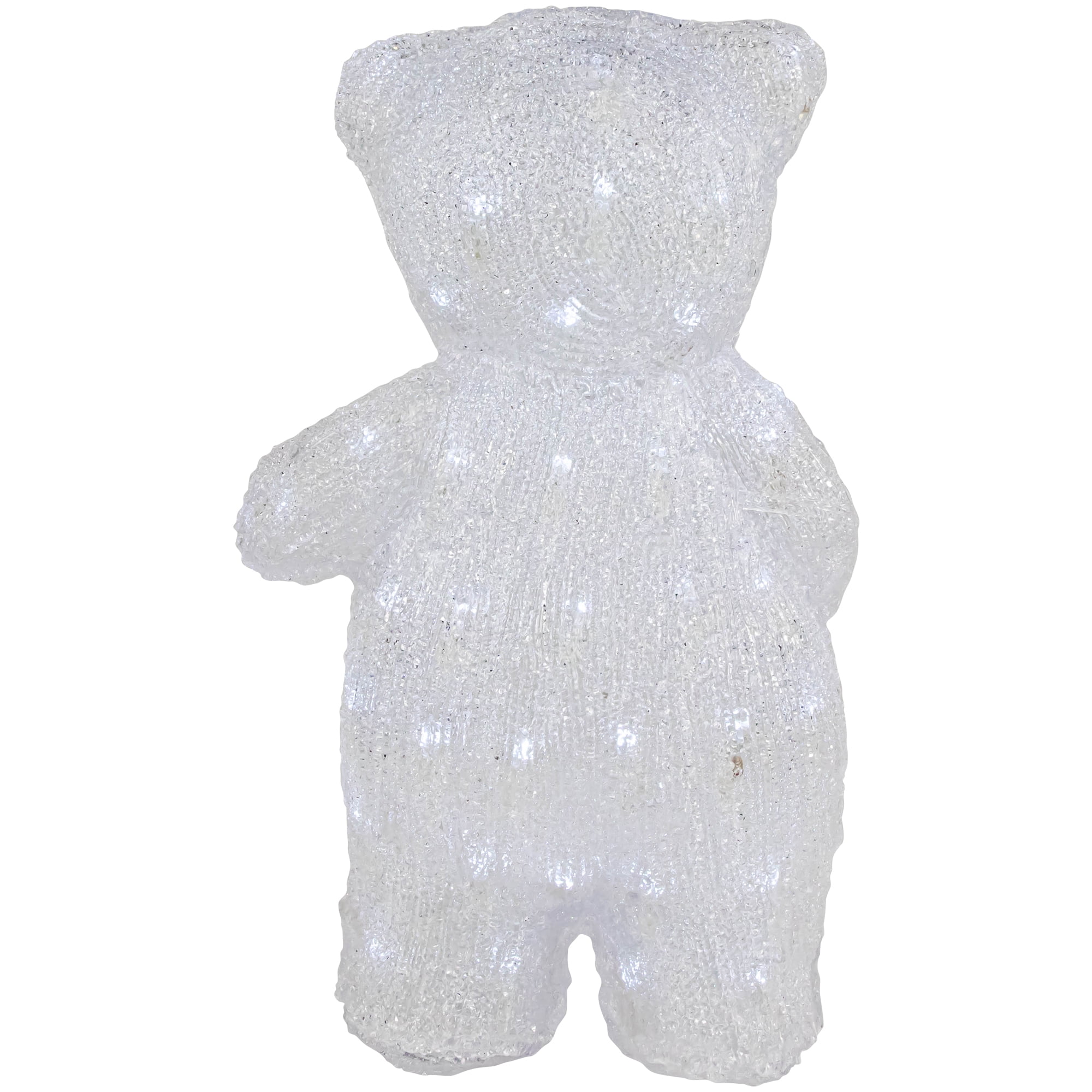 16.5" LED Lighted Commercial Grade Acrylic Polar Bear Outdoor Christmas Decoration