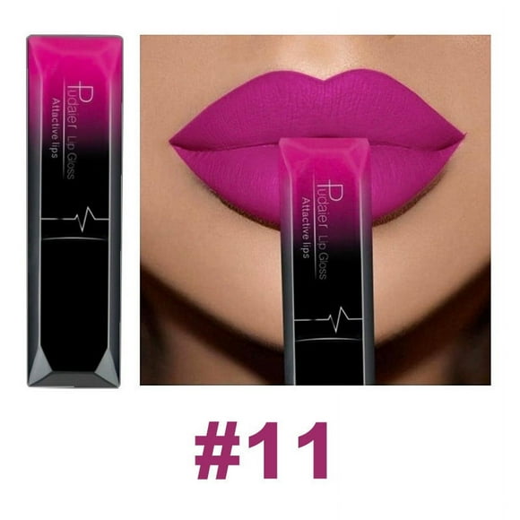 Dreparja Matte Lipstick Velvet Nude Lipstick Lip Liner-Long Lasting Non-stick Cup Lip Liner Set Matt Lips Make Up Waterproof Long Lasting Lipstick Matte Kit 5ml