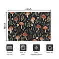 thumbnail image 5 of Brown Mushroom Daisy Black Pattern Door Rugs,Washable Non Slip Door Mats Indoor,Decorative Door Mats,Entry Mat Indoor for Entrance,Bedroom,Kitchen,Bathroom,16"x24", 5 of 6