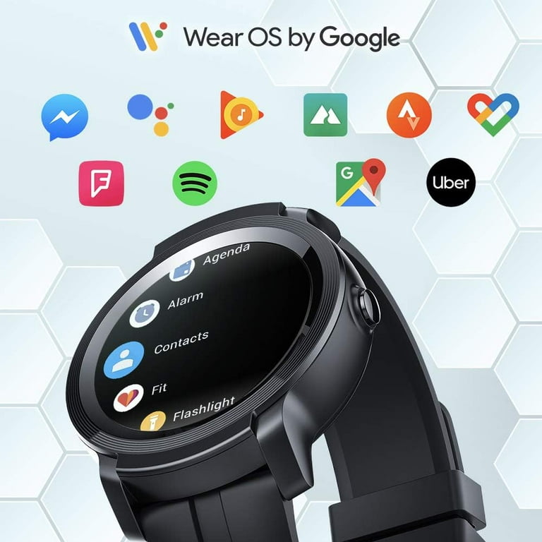 Open Box MOBVOI TicWatch E2 Smart Watch WG12026 - SHADOW BLACK 