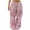 Pink, variant on Tbopshirt Fashion Ladys High Waisted Pants Fashion Women Trousers Full Pants Casual Straight Solid Color Suit Pants