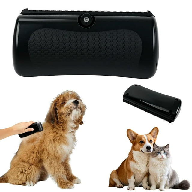 GroomPro Deshedding Brush, Deshedding Dog Brush and Grooming Tool, 2025 New Pet Hair Remover Comb for Shedding, Pet Hair Removal Tool for Cats, Dogs, Rabbits, Horses (1pc)