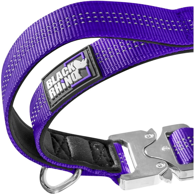 Purple tactical dog collar 2025