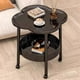 thumbnail image 4 of Muebles de oficina para el hogar, mesa pequeña, mesa de noche para apartamento pequeño, mesa pequeña, escritorio de plástico, 4 of 9