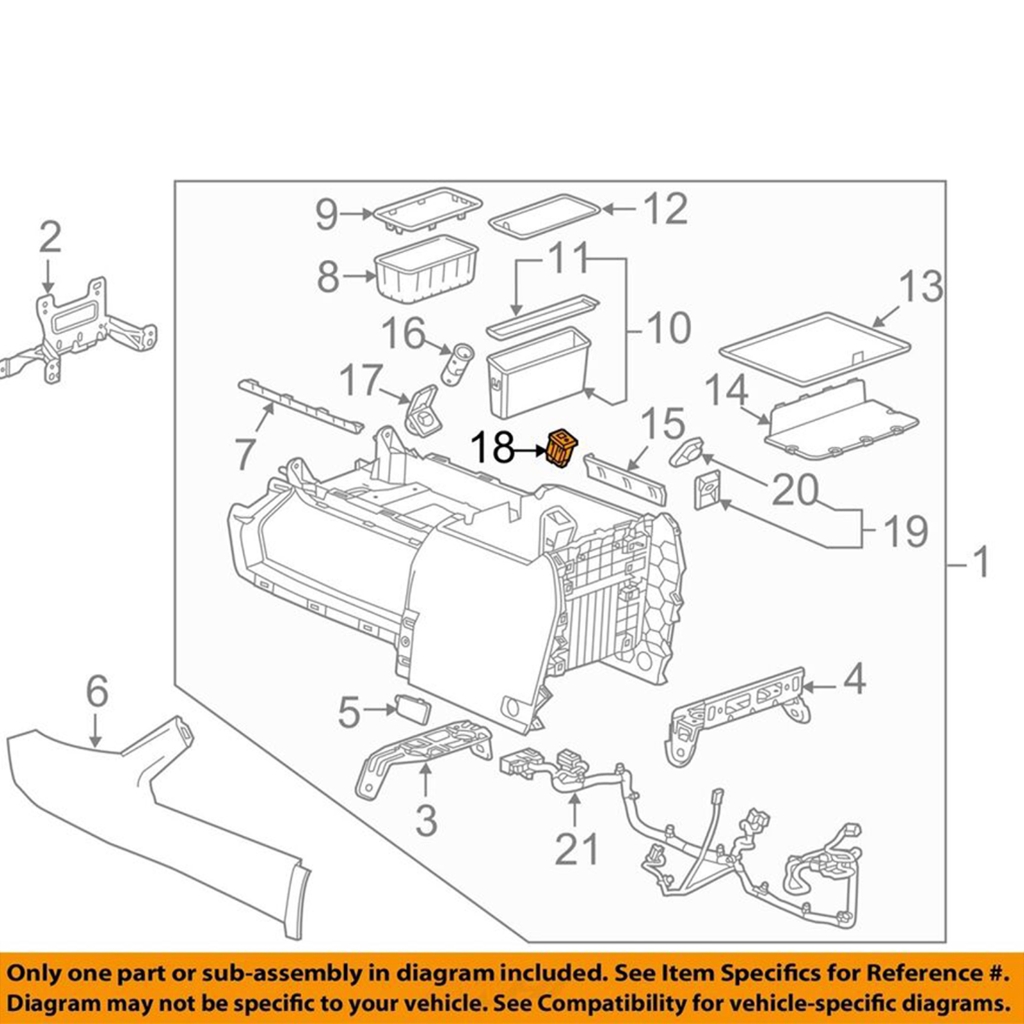 Replace 13519224 13509942 13510854 23496501 Car Player USB Port Replacement Auto Part Accessory