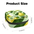thumbnail image 2 of Pear Sanitary Bags Pad Bag Hidden Money Pouch for Travel Small Storage Bag Organizer Case, Plush Fabric Oxford Cloth Sponge Material, 4.7x6.6x6.6 in, 2 of 6
