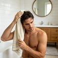 thumbnail image 5 of Qonioi Large Turkish Bath Towel, Soft Highly Absorbent Cotton Bath Towel with Quick Dry, Lightweight Multipurpose Towel for Bathroom Beach Shower Gym, Beige, 5 of 6