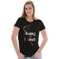 thumbnail image 4 of Halloween Reaping The Candy Scythe Womens Slim Fit Graphic Tee Brisco Brands S, 4 of 5
