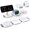 white, variant on 3 in 1 Station for Devices, Foldable Station for 17/16/15/14/13/12, Watch & AirPods with Magsafe Charger Stand, Travel Essentials Charger (Black)