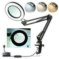 thumbnail image 4 of Neoglint Flexible Clamp-on Table Lamp with 8x Magnifier Swing Arm Dimmable LEDs Desk Light 3 Color Modes & 10 Brightness Levels Reading Working Studying Light, 4 of 7