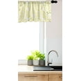 thumbnail image 3 of Ambesonne Floral Window Valance, Spring Daisy Blossoms, 54" X 18", Yellow White, 3 of 3