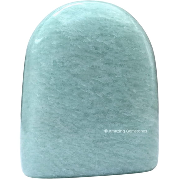 Large Amazonite Crystal Standing Palm Stone